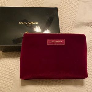 Dolce & Gabbana makeup tote.